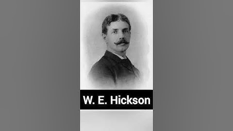 William Edward Hickson Quotes