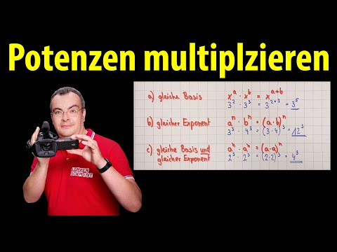 Video: Wie werden Potenzen mit gleicher Baza multipliziert?