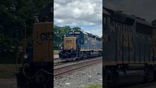 CSX GP40-2 #6214 Leads the Manifest #shorts #csx #gp40 #manifest #freighttrain #csxt