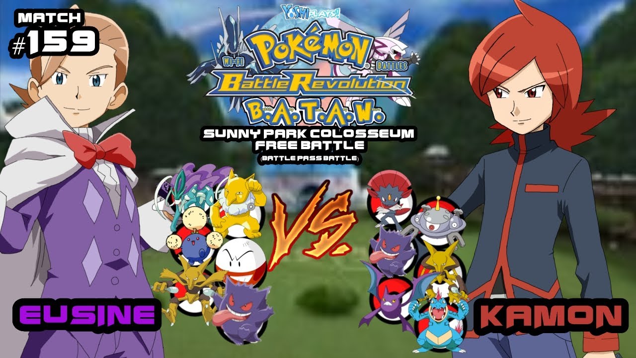 Pokemon Battle Revolution BATAW (Wi-Fi Battles) Match #159: Eusine vs. Kamon