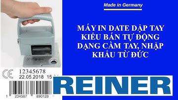 Máy in date dập tay kiểu bán tự động dạng cầm tay, nhập khẩu từ Đức