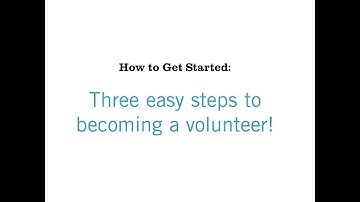 How to Get Started Volunteering