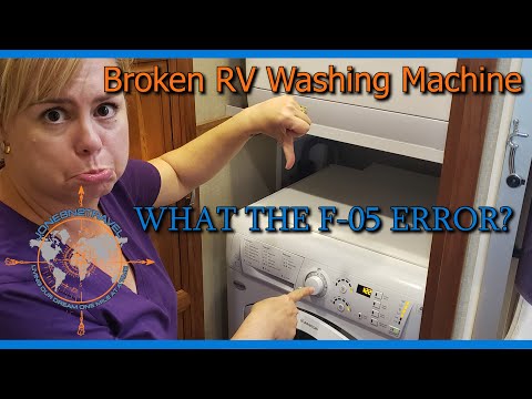 HOW TO FIX F-05 ERROR | SPLENDIDE ARISTON WASHER | RV LIVING