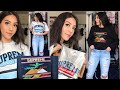 SUPREME SS19 Needlepoint Patch &amp; Cloud Arc Tee TRY ON REVIEW