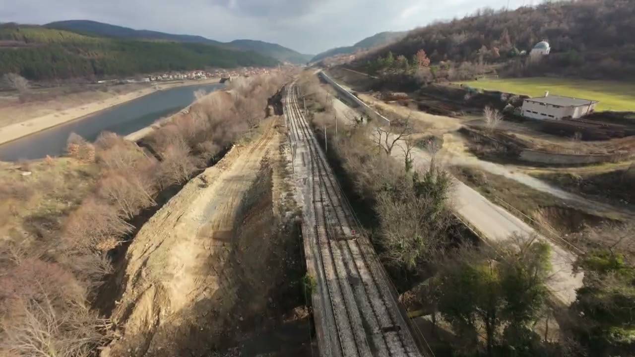 Модернизацията на жп линията в участъка Костенец – Белово част 3 DJI AVATA 2 | 22.12.2025