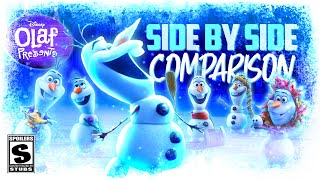 Olaf Presents - A Side By Side Comparison