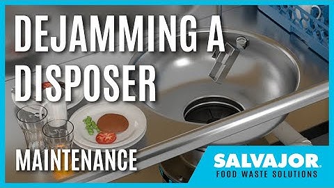 How to Dejam a Disposer | Salvajor Disposers