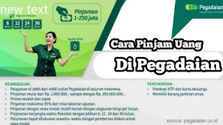 Cara Pinjam Uang Di Pegadaian Digital