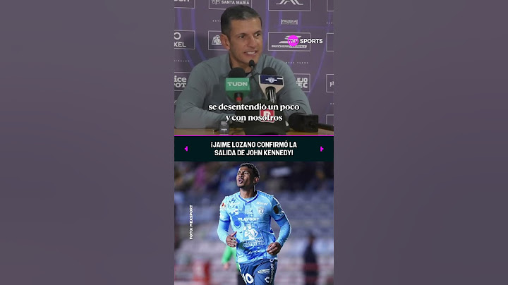 ¡JAIME LOZANO CONFIRMÓ QUE JOHN KENNEDY NO SEGUIRÁ CON PACHUCA! #Shorts