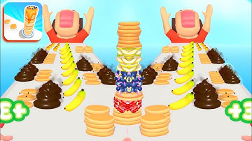 PANCAKE RUN 🥞💕: All Levels Gameplay Walkthrough Android, iOS NEW UPDATE