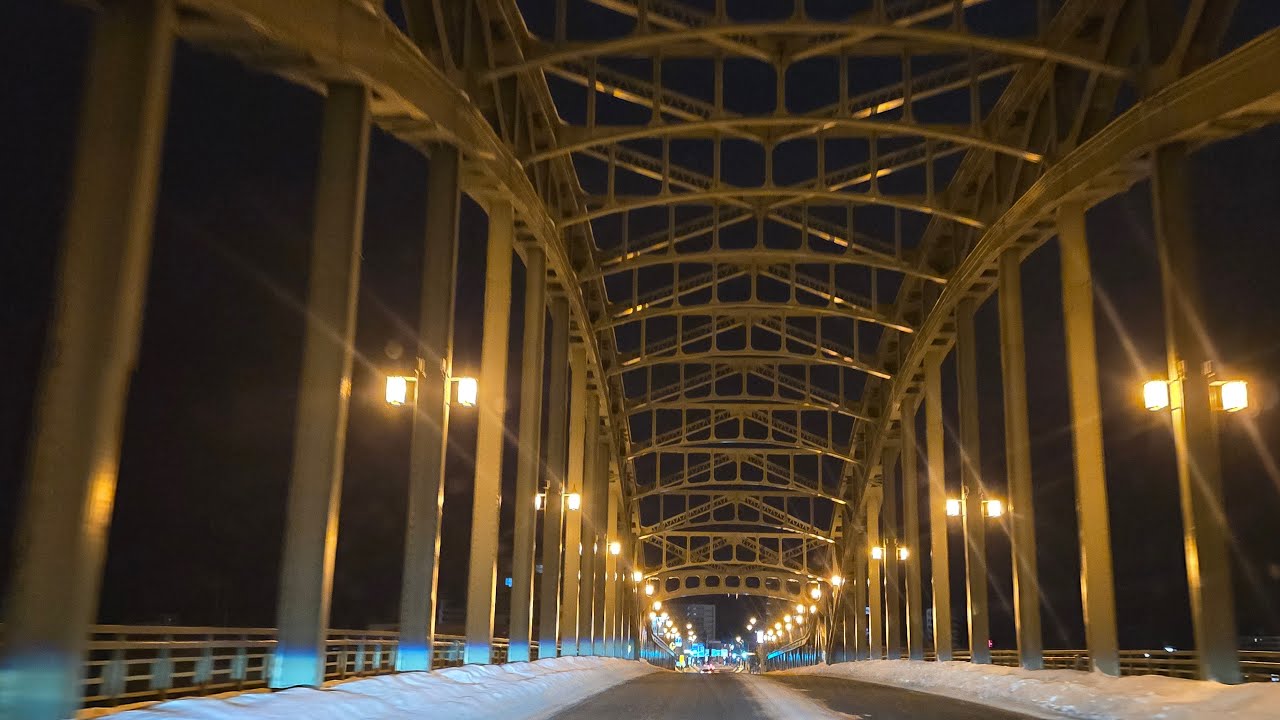 【北海道 ドライブ配信】夜の旭川🐼