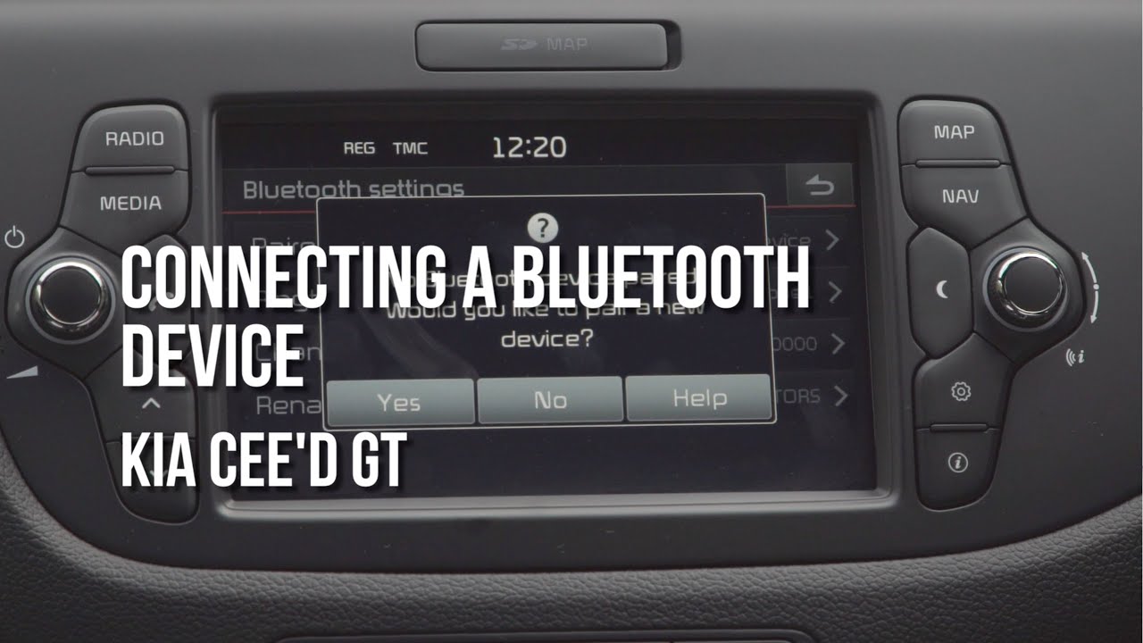 Kia Cee'd GT Connecting a Bluetooth Device Burrows