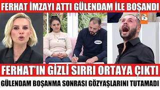 ESRA EROL'DA GÜLENDAM İLE FERHAT TEK CELSEDE BOŞANDI STÜDYO'DA ORTALIK KARIŞTI FERHAT İMZAYI ATTI