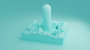 Satisfying loop fluid simulation blender 3