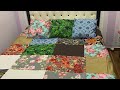 COLCHA DE RETALHOS COM AVESSO PERFEITO/ PATCHWORK QUILT WITH PERFECT BACK