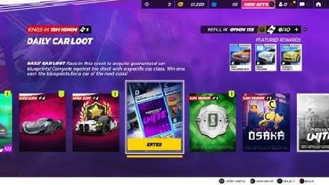 Asphalt Legends Unite daily car loot event