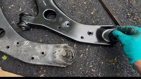 08 Mazda 3 left lower control arm arm replacement ( bad ball joint )