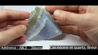 Calcédoine / Agate blue Lace, Brésil