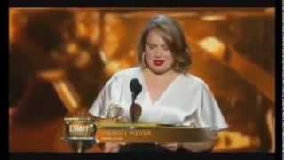 Merritt Wever Best Emmy Acceptance Speech Ever!!!