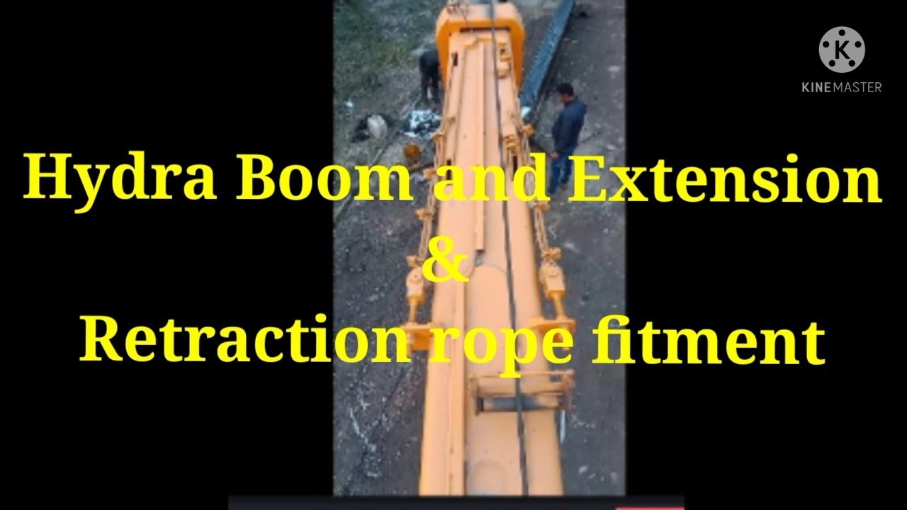 Hydra Rope ESCORTS HYDRA CRANE Boom and extension & retraction wire rope fitment ...