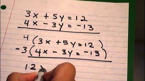 Systems of Linear Equations: Elimination Method Part 2