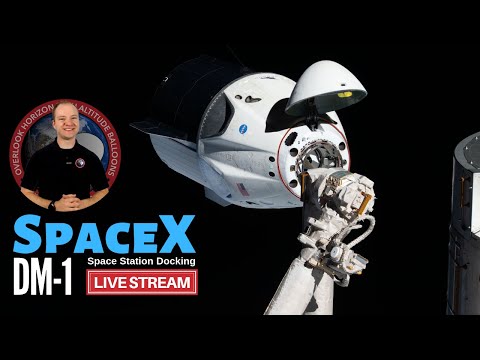 SpaceX Space Station Docking for Commercial Crew Demo DM-1 🔴 Live Commentary