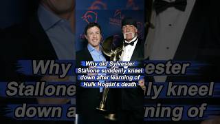 Why did Sylvester Stallone suddenly kneel down after learning of Hulk Hogan's death? Hulk did three