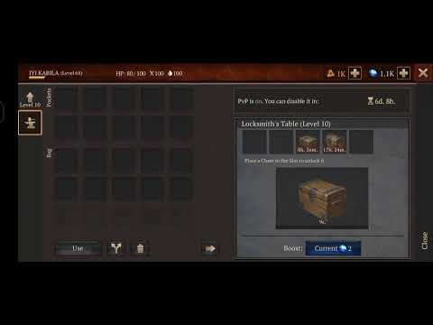 saga of survival open chest PvP