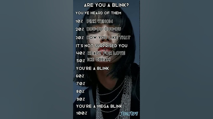 Are you a blink? || Blackpink Quiz 💖