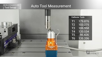 MICRO DYNAMICS HMI | Tool Setup
