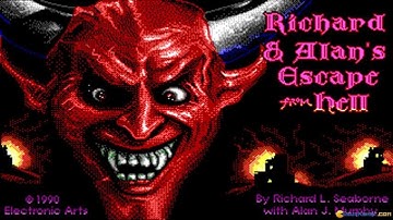 Escape from Hell gameplay (PC Game, 1990)