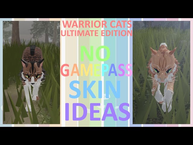 MORE WARRIOR CAT SKIN IDEAS! 🐱 Warrior Cats: Ultimate Edition