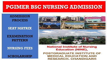 PGIMER BSC NURSING Admission | Fees | Scholarships | Eligibility | Paper Pattern | Seat Matrix
