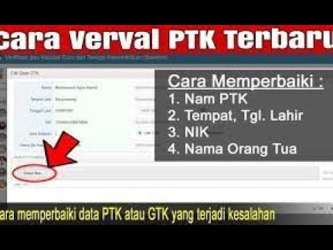 cara verval ptk