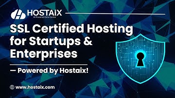 SSL Certified Hosting for Startups & Enterprises — Powered by Hostaix!