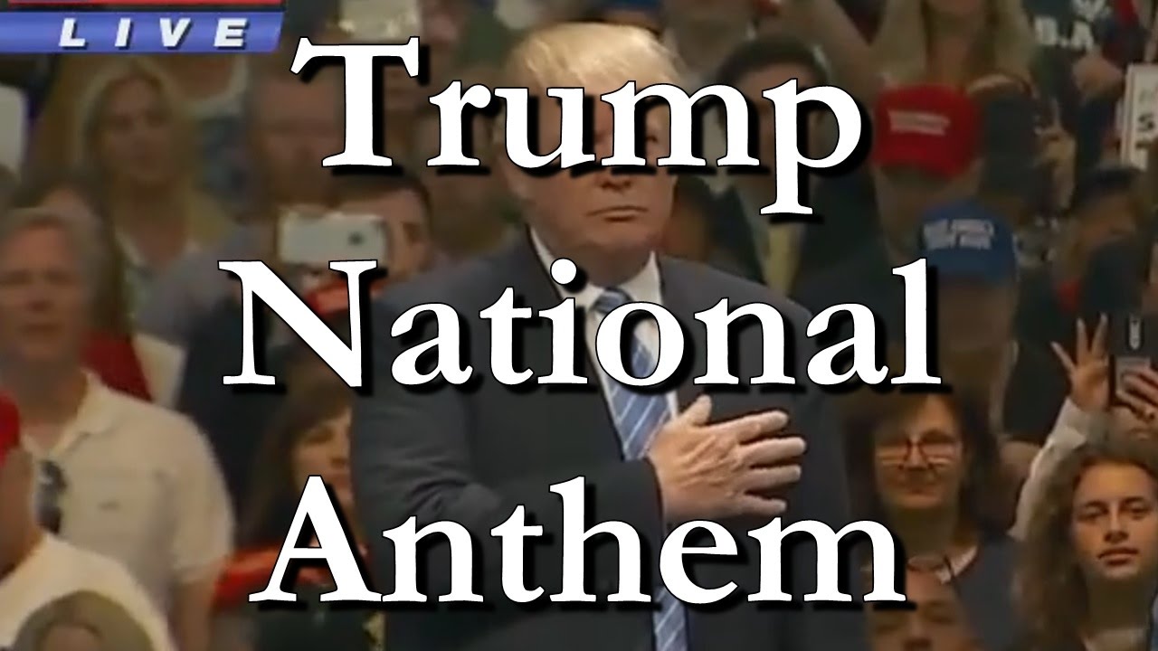 Trump National Anthem With Lyrics In Russian And English YouTube