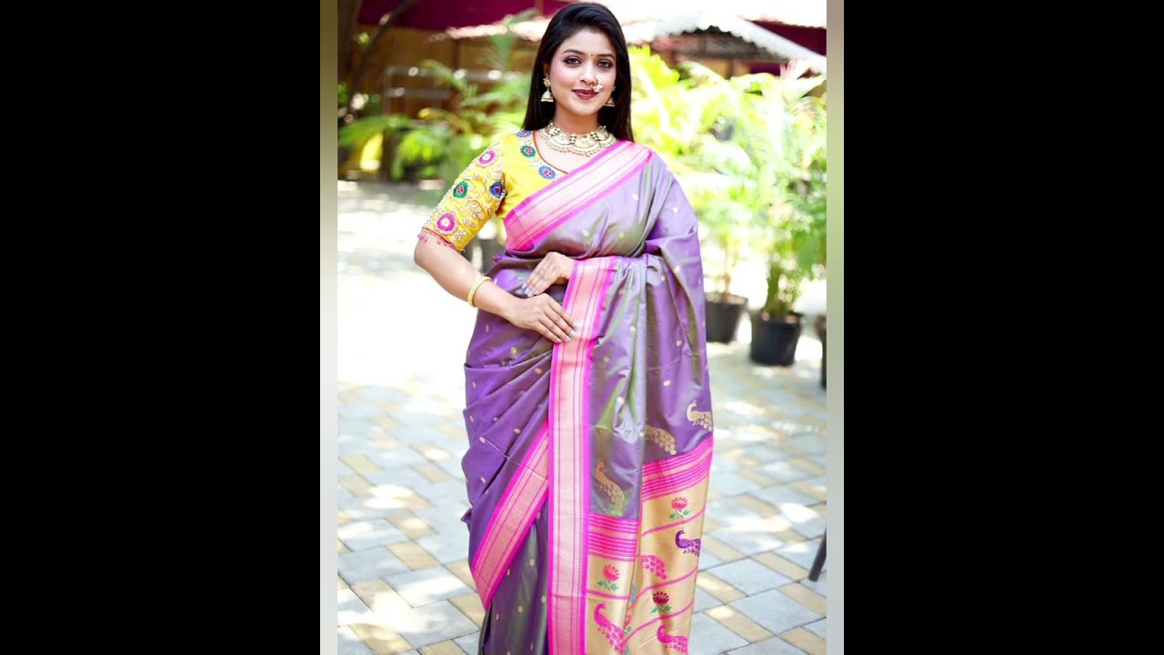 Сари Royal Paithani: образы, которые никогда не выходят из моды ✨ #paithani #royal #saree
