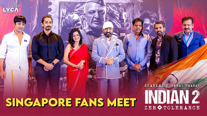 Indian 2 | Singapore Fans Meet - Full Video | Kamal Haasan | SJ Suryah | Shankar | Anirudh | Lyca