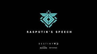 Destiny 2 Warmind Rasputins Speech - Vfx And Audio Highlight