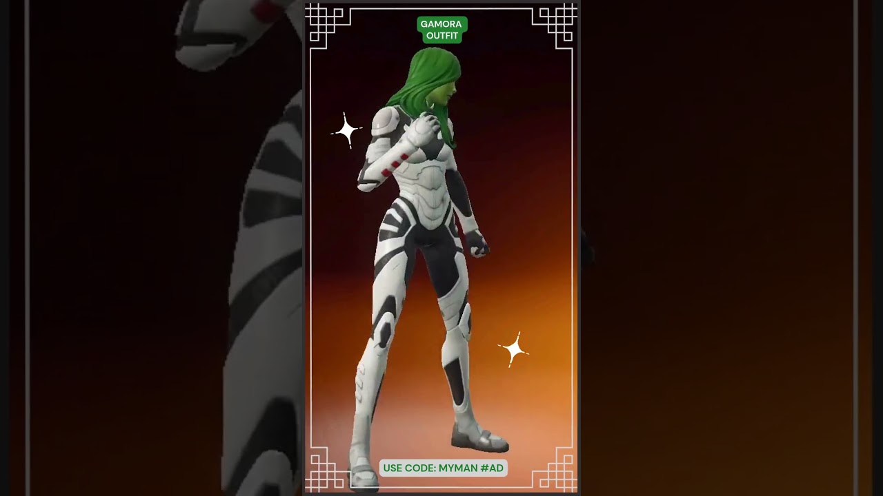 Fortnite Gamora Outfit - Marvel Series 👕