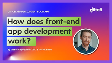How does front end web app development actually work