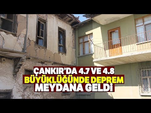 Çankırı'da Meydana Gelen 4.7 ve 4.8 Şiddetindeki DepremdeCanKaybu Yok