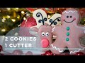 How to Make a Reindeer and Gingerbread Man from 1 Cutter (Christmas Beginner Cookies)