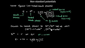 8.09 Nernst equation | A2 Electrochemistry | A Level Chemistry