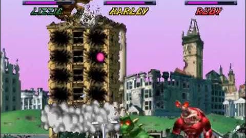 Rampage Through Time  ~ PS1 PlayStation