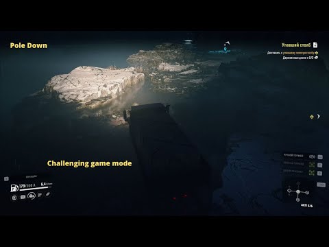 SnowRunner - Прохождение доп. миссии ( Упавший столб ) Alaska, USA - Challenging game mode