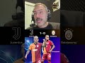 Ertem Şener Juventus-Galatasaray ilk yarı #galatasaray #juventus #toreira