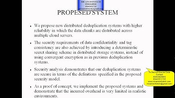Secure Distributed Deduplication Systems with Improved Reliability