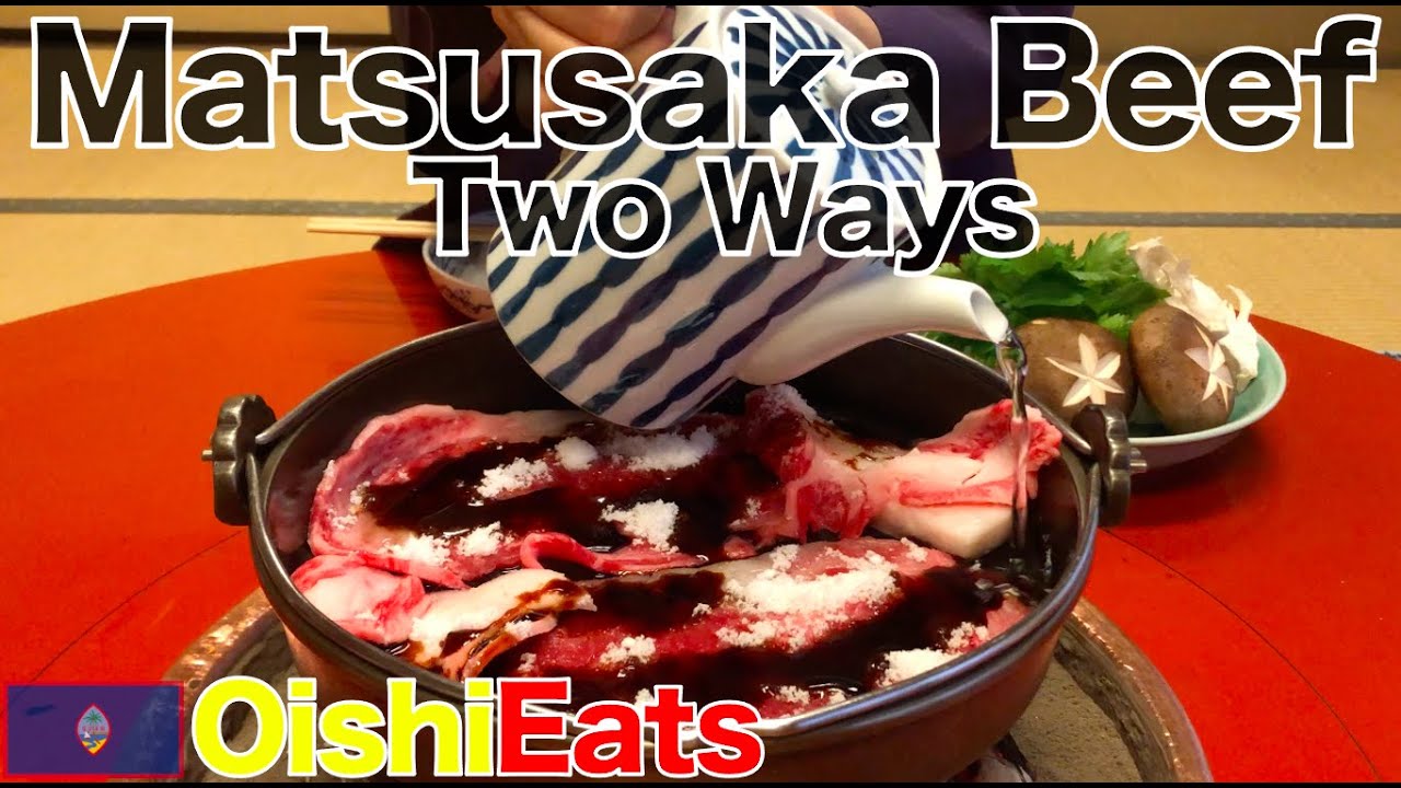 Matsusaka Wagyu Beef Two Ways, 200 Steak and 150 Sukiyaki Course