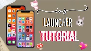 IOS 14 STYLED LAUNCHER TUTORIAL 💖 | g r e e n s a v a n n a h screenshot 3